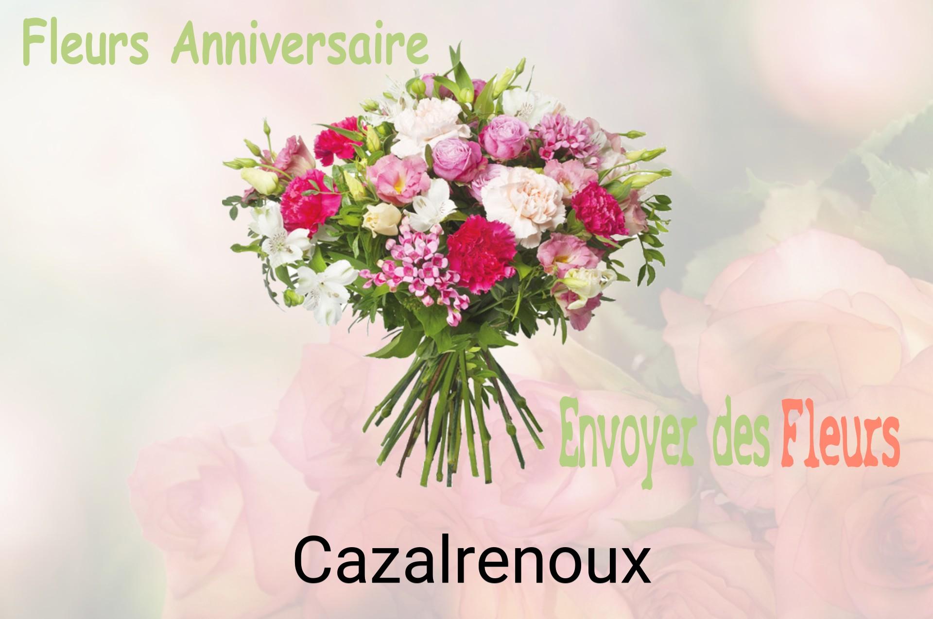 Bouquet de fleurs d’anniversaire livré à Cazalrenoux